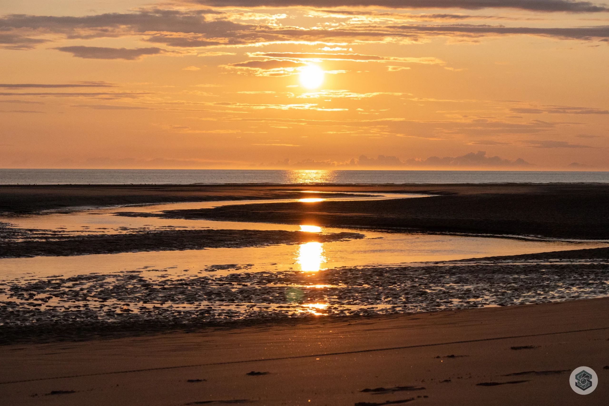 sortie photo en baie de somme, coucher de soleil