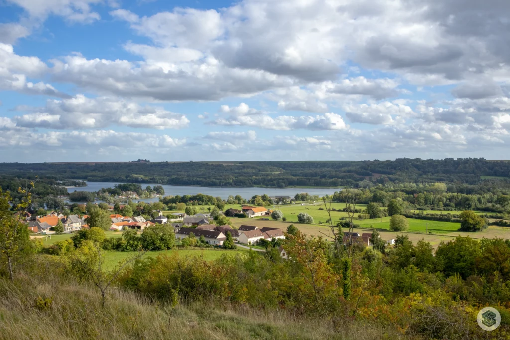 Vue sur le lac de Chamouille