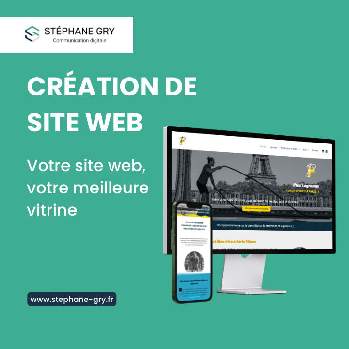 Stéphane GRY communication digitale - Création de site web