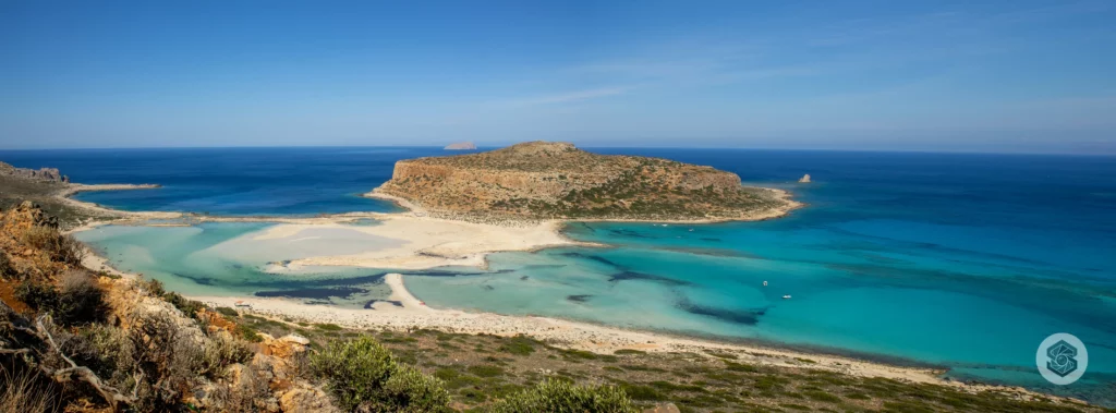 Vue panoramique sur Balos beach - Séjour en Crète