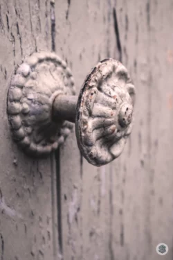 Poignée de porte ancienne