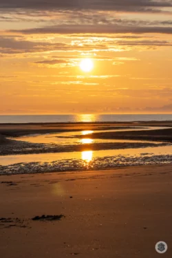 Chenaux Coucher de soleil à Fort-Mahon