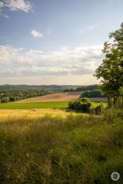 Vue vallée de l'Ailette dans l'Aisne